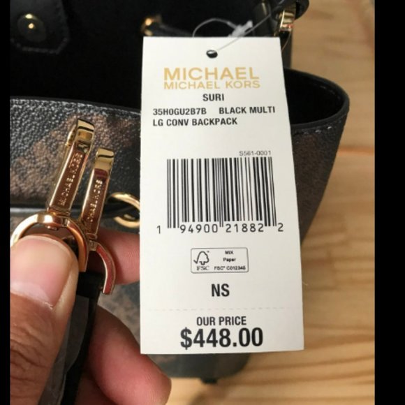 Michael Kors Backpack/purse - Picture 3 of 12